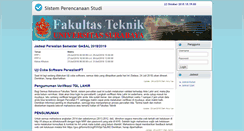 Desktop Screenshot of perwalianft.ubaya.ac.id