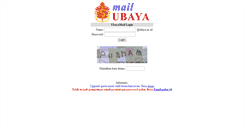 Desktop Screenshot of mail.ubaya.ac.id